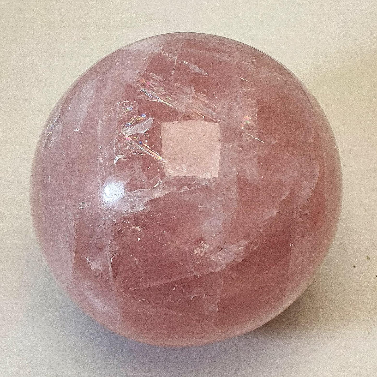 Sphère quartz rose