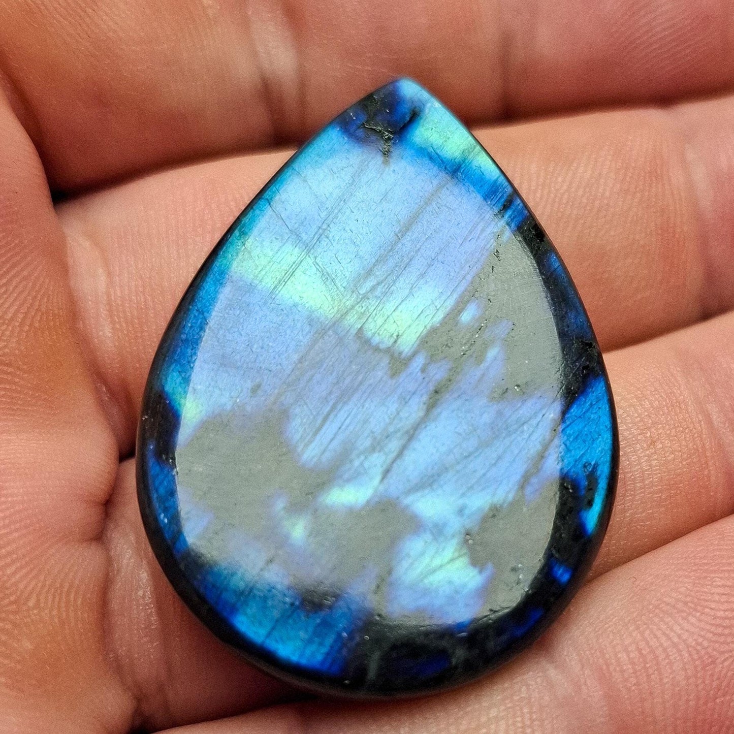 Cabochon spectrolite de yläama finlande