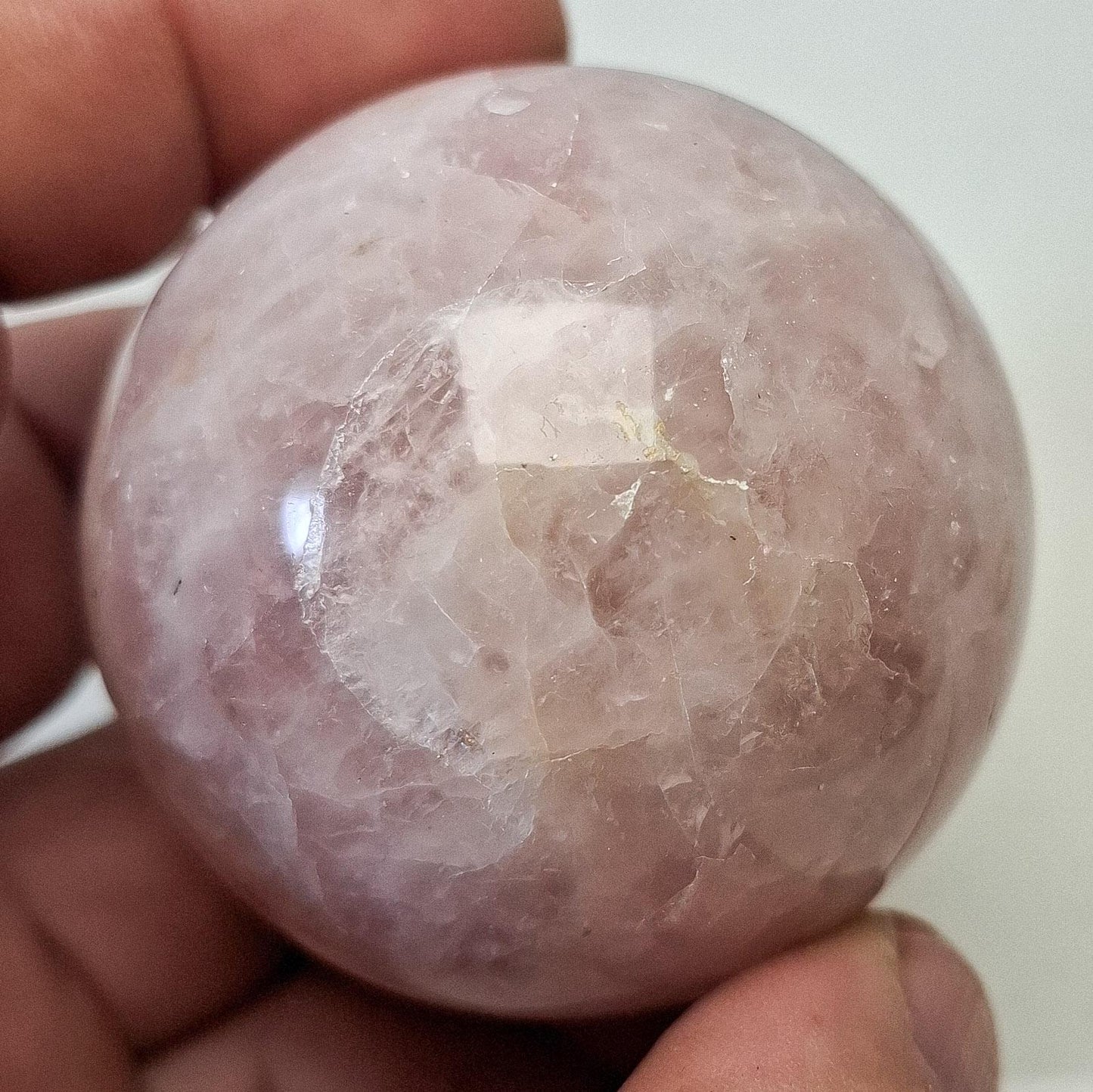 Sphère quartz rose