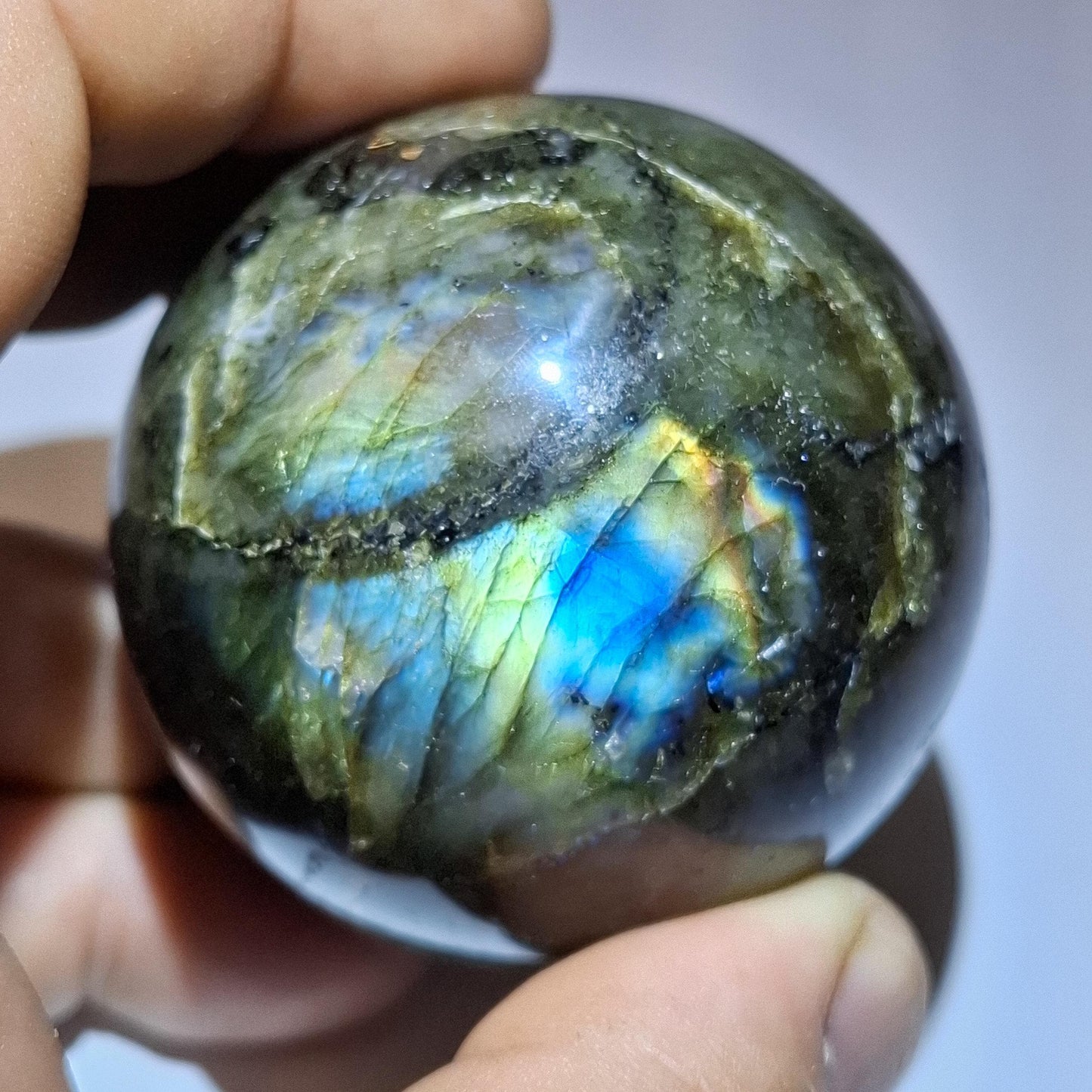 Sphère labradorite