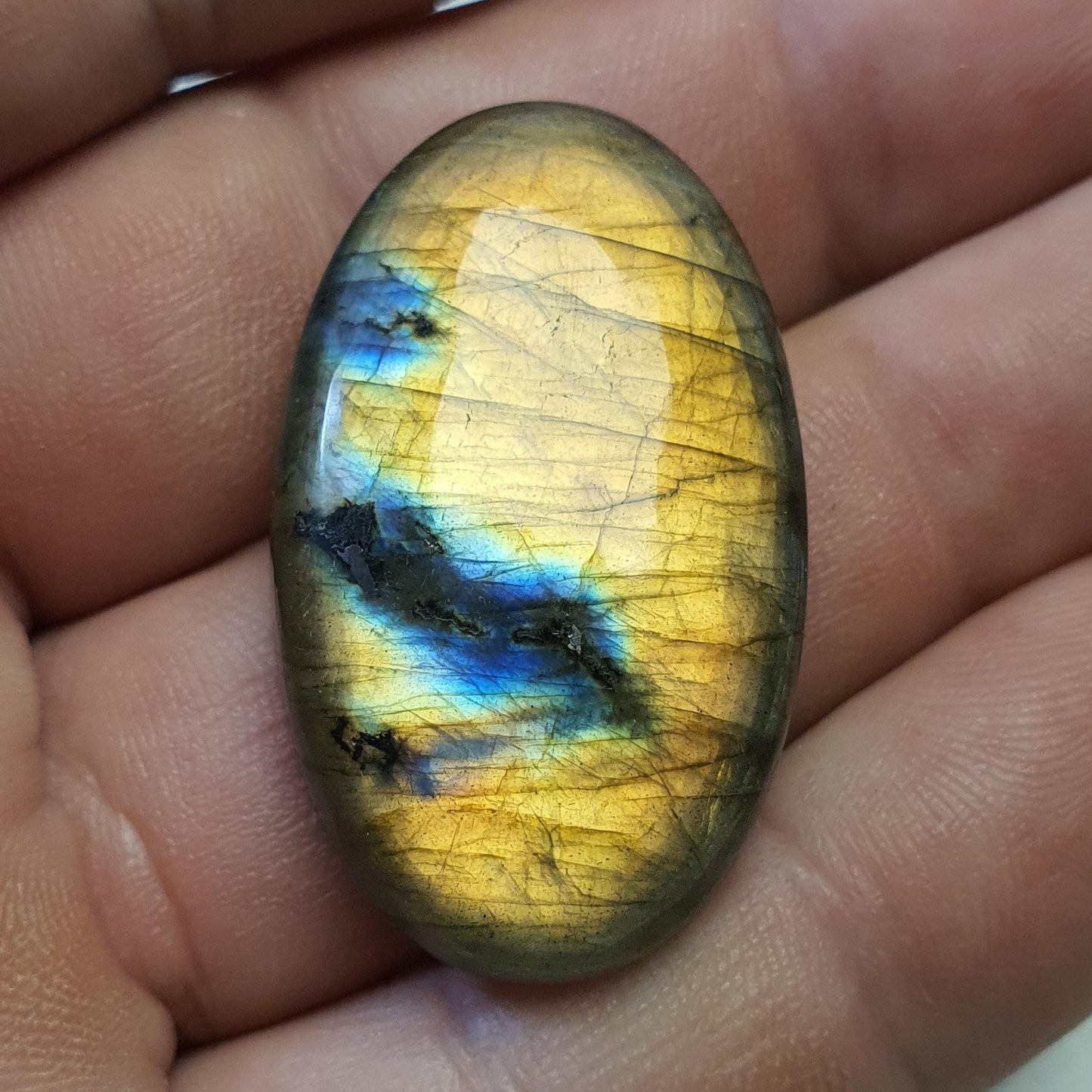 Cabochon labradorite