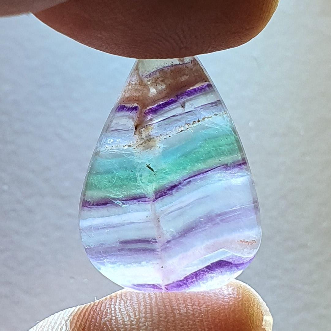 Cabochon fluorite de voltennes