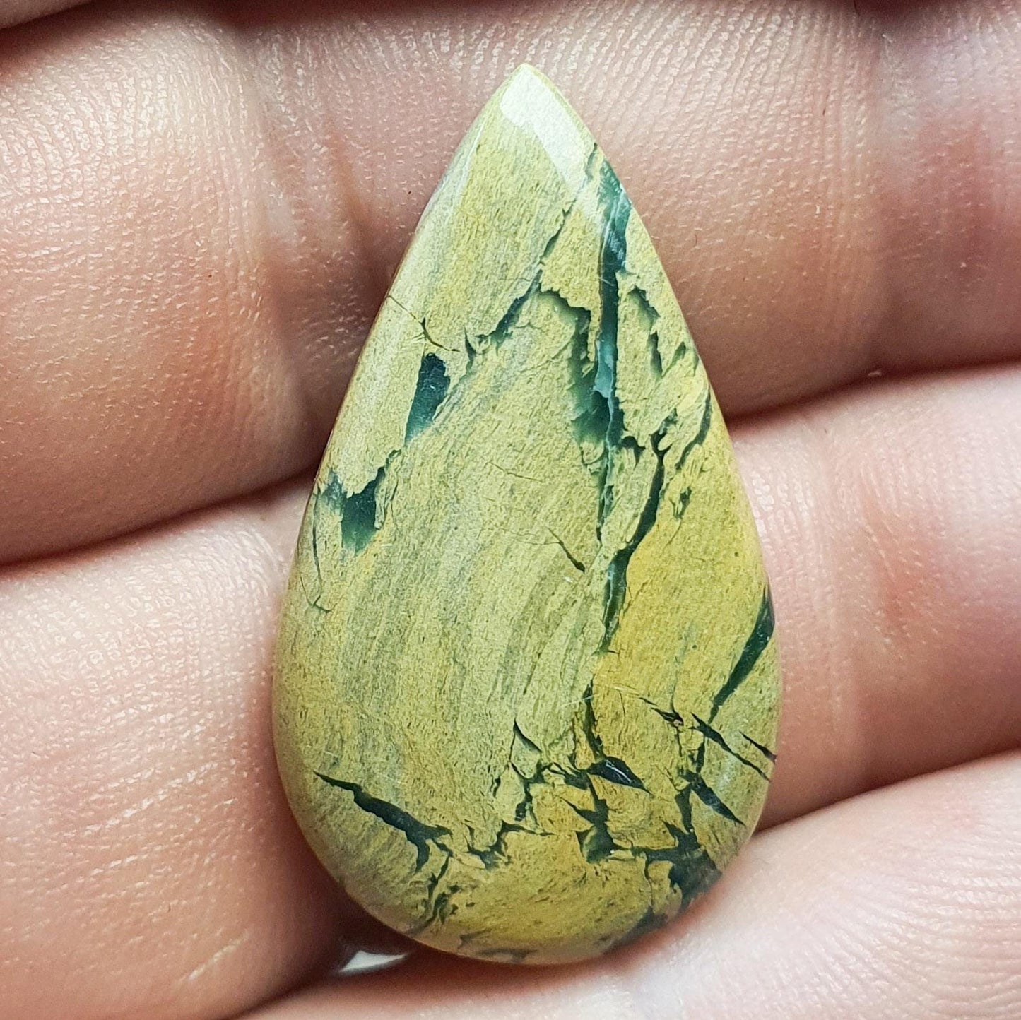 Cabochon serpentine