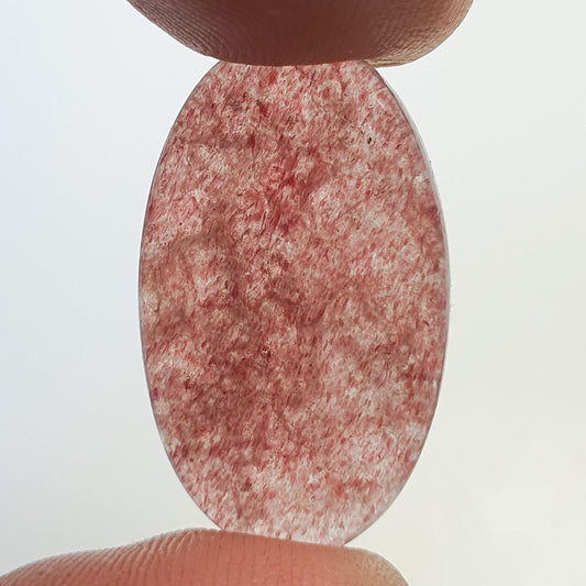 Cabochon quartz framboise