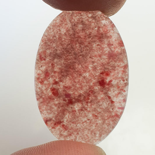 Cabochon quartz framboise