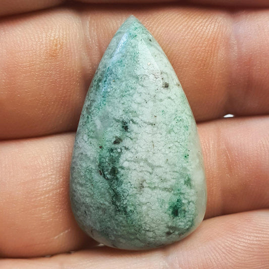 California mariposite cabochon