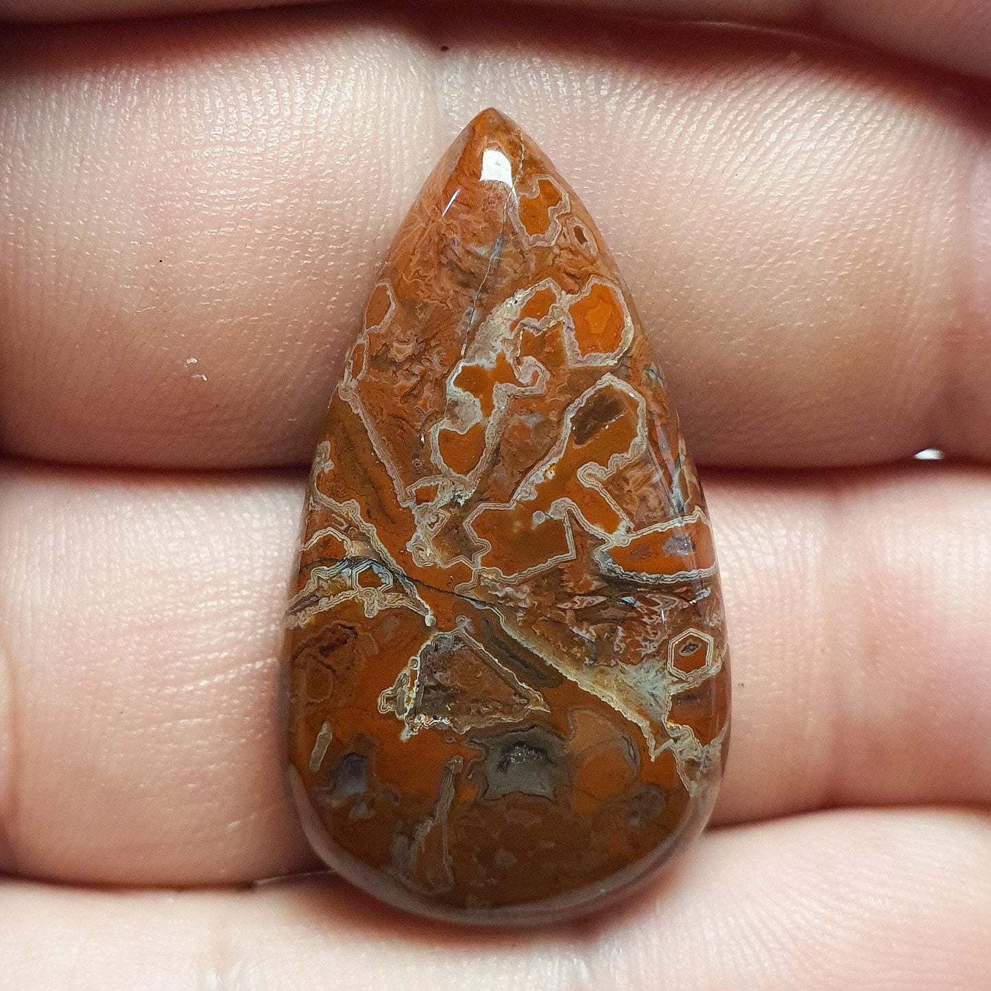 Cabochon agate de saphoz