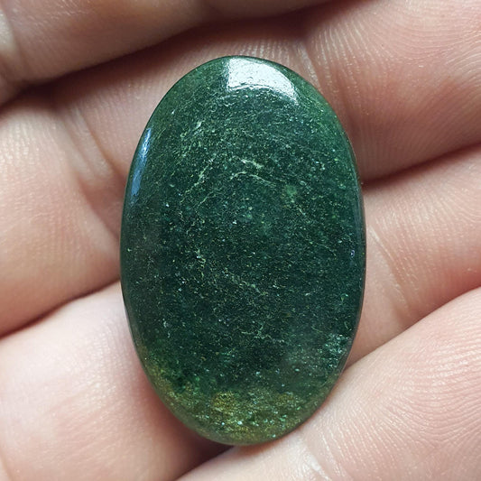 Cabochon aventurine rainurée