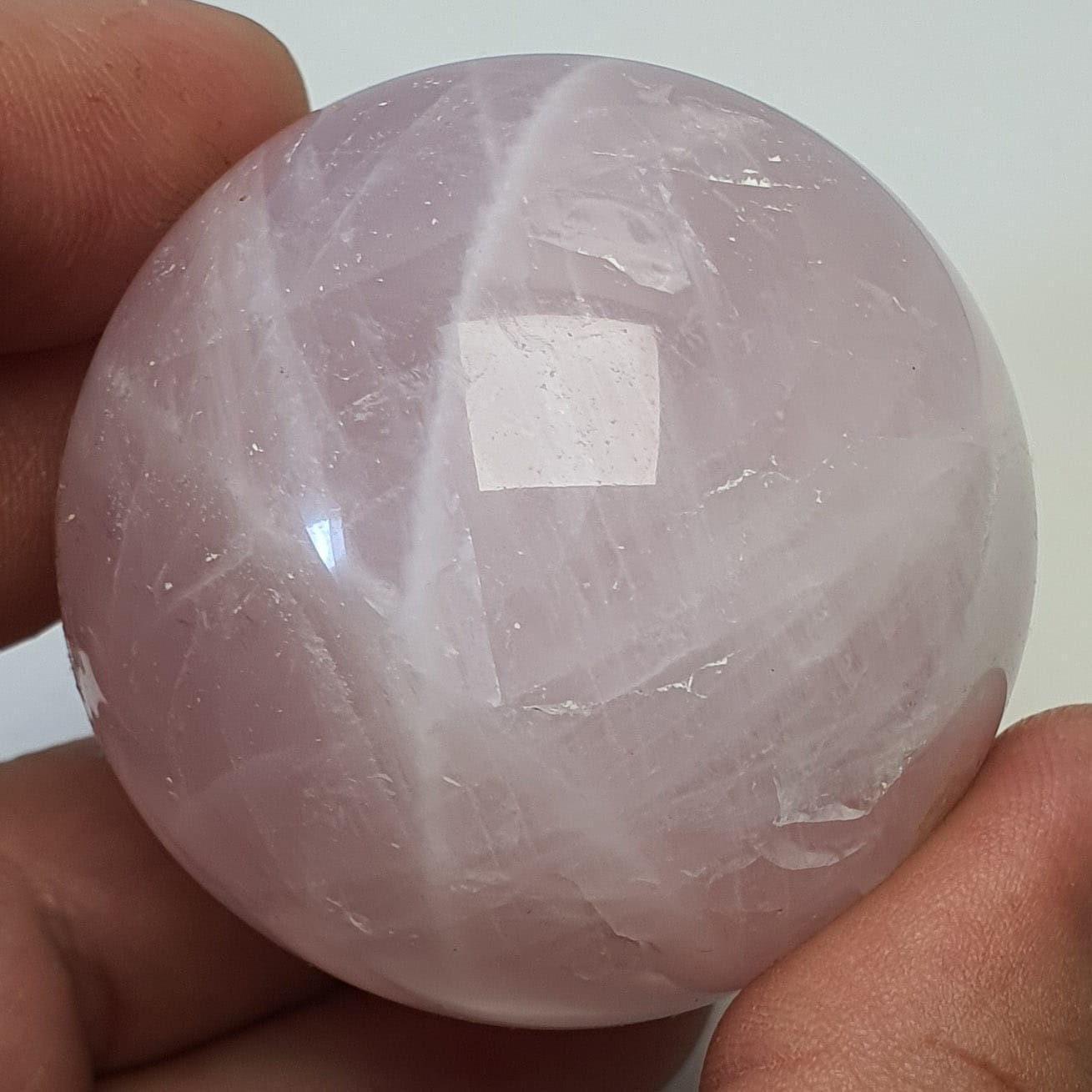 Sphère quartz rose