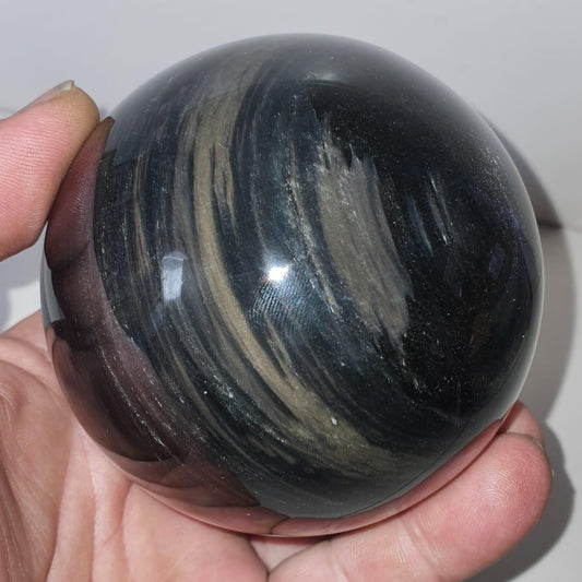 Sphère obsidienne céleste