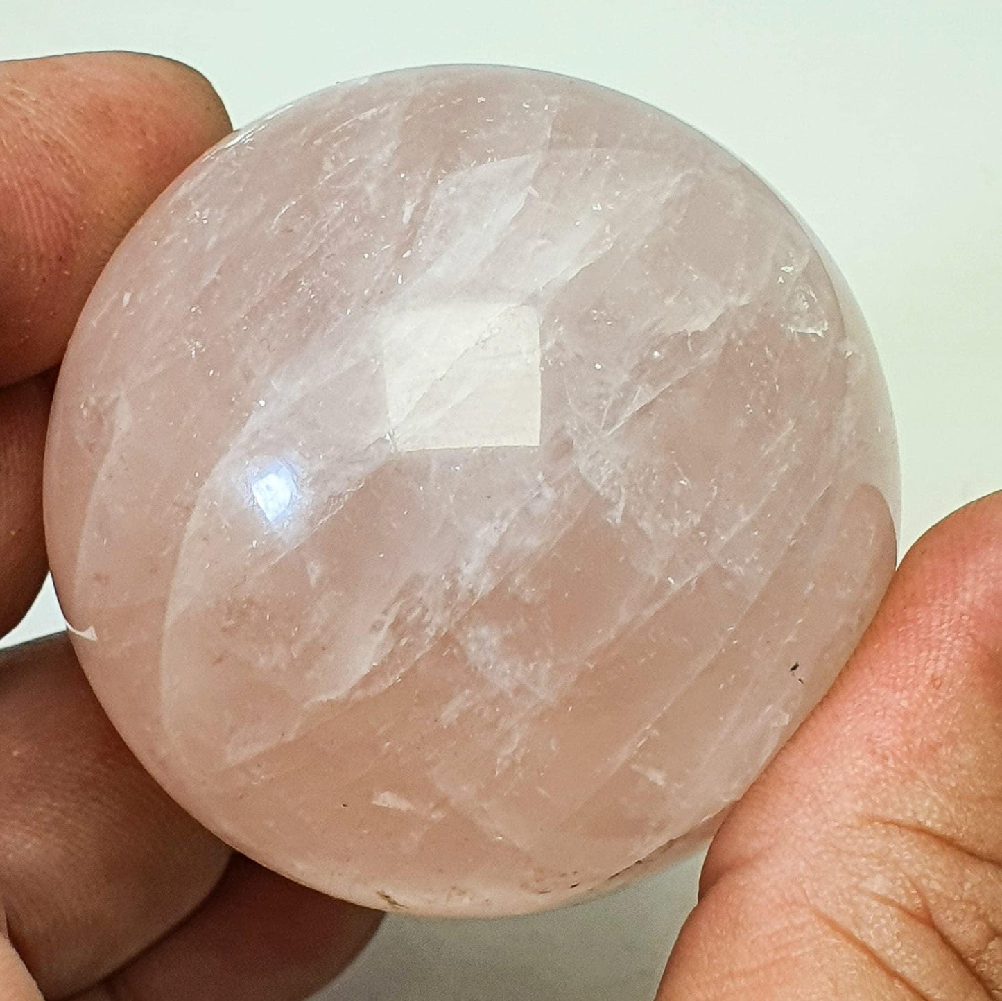 Rose quartz sphere