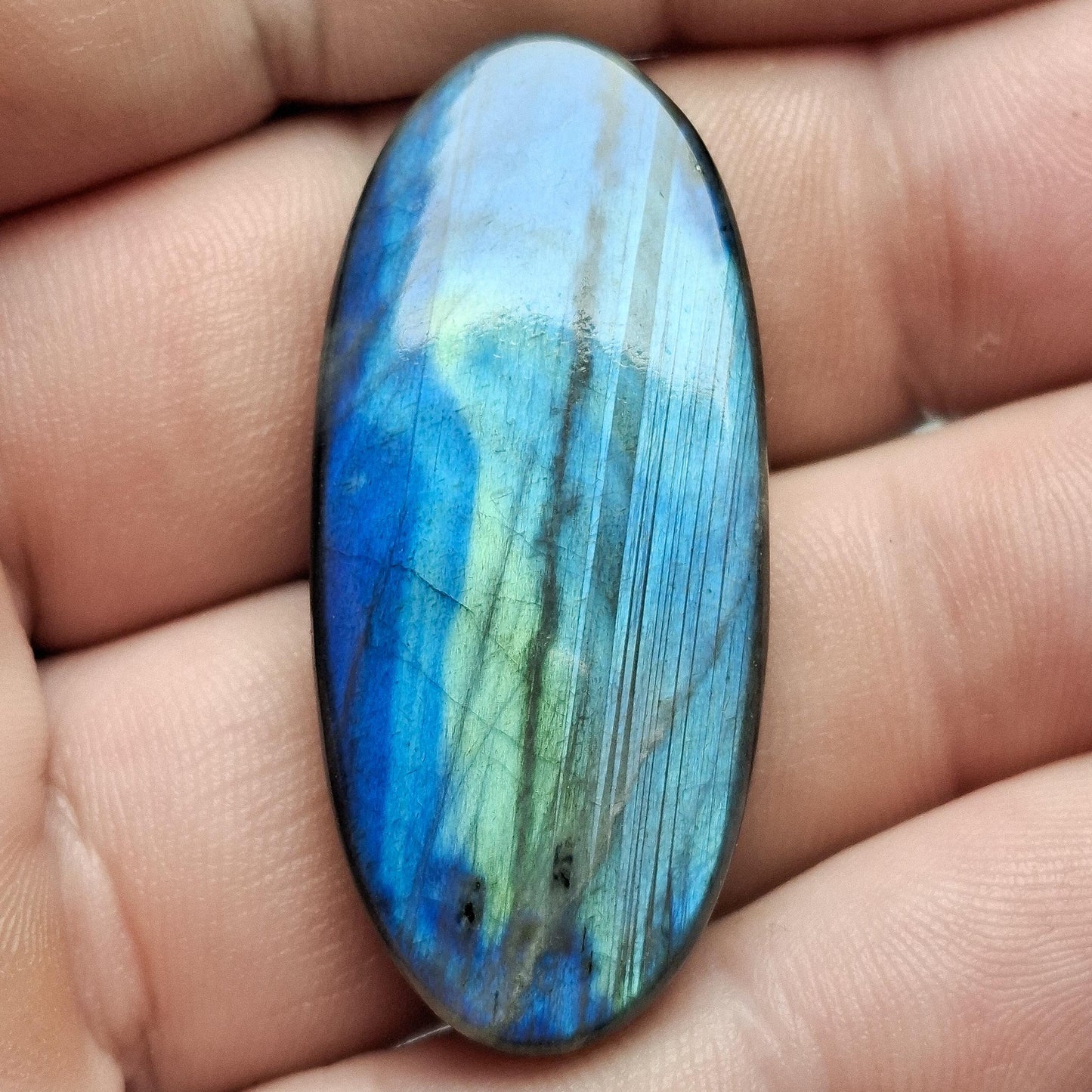 Cabochon spectrolite de yläama finlande