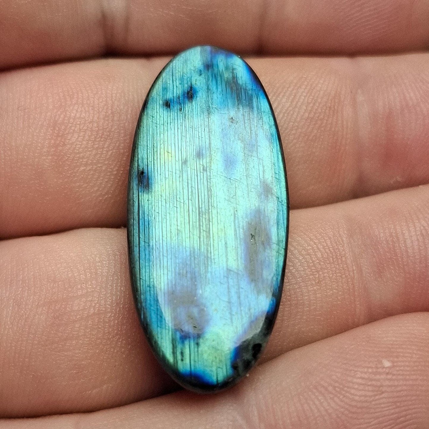 Cabochon spectrolite de yläama finlande