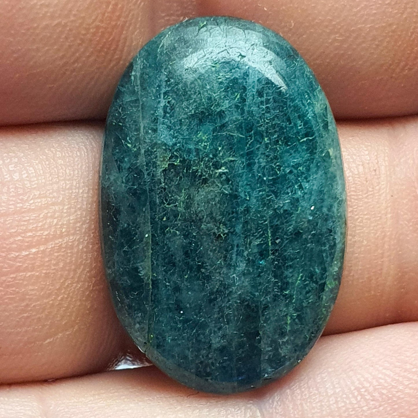 Cabochon apatite verte