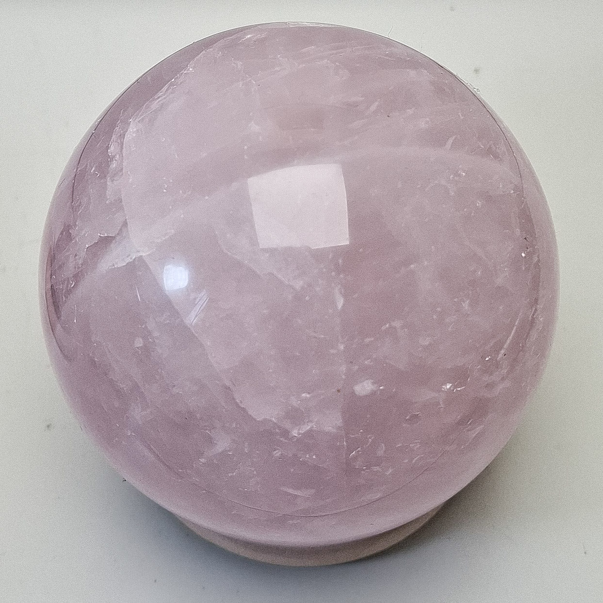 Sphère quartz rose