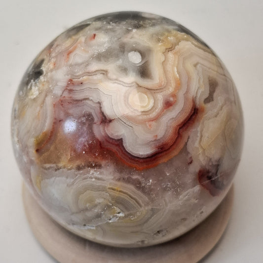 Sphère agate crazy lace