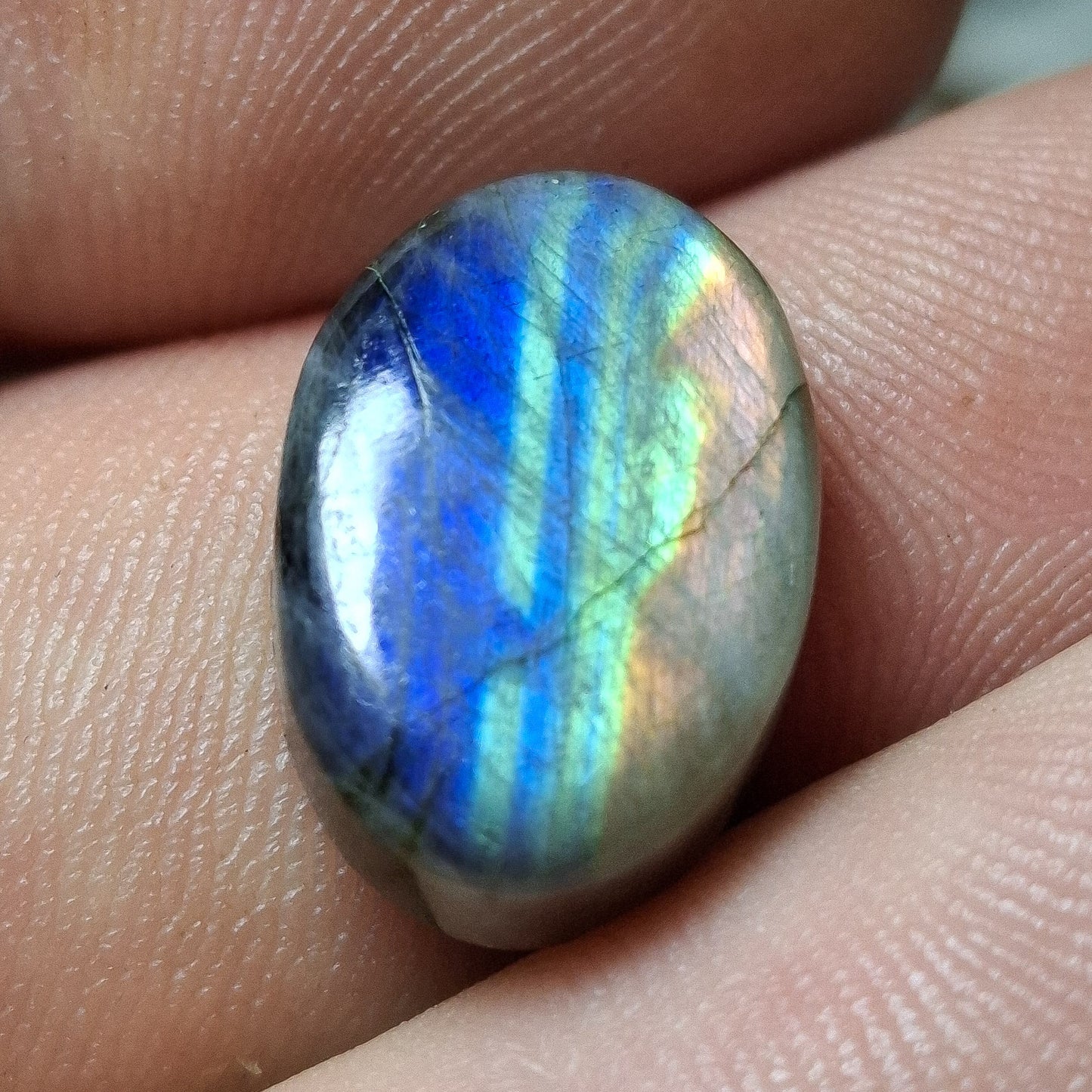 Cabochon spectrolite de yläama finlande