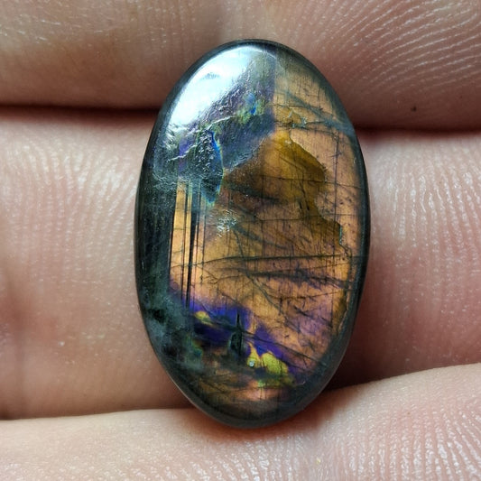 Cabochon spectrolite de yläama finlande