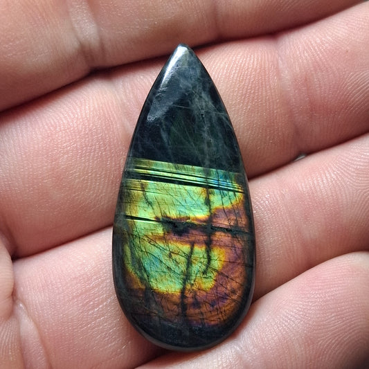 Cabochon spectrolite de yläama finlande