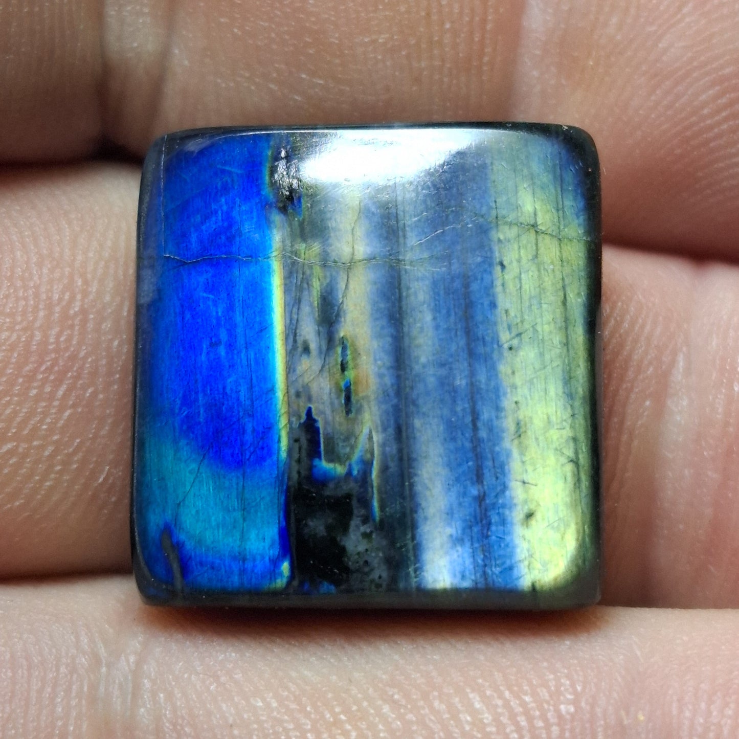 Cabochon spectrolite de yläama finlande