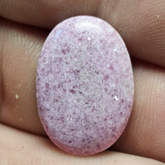 Cabochon Lepidolite de Tchèquie