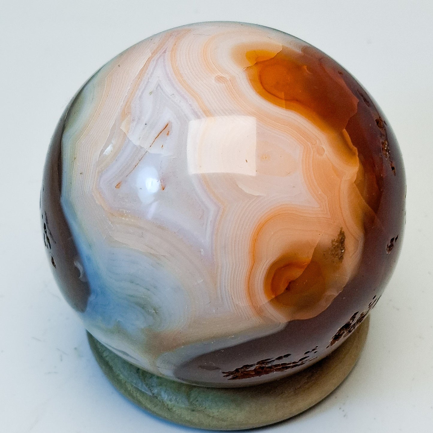 Sphère Agate Cornaline