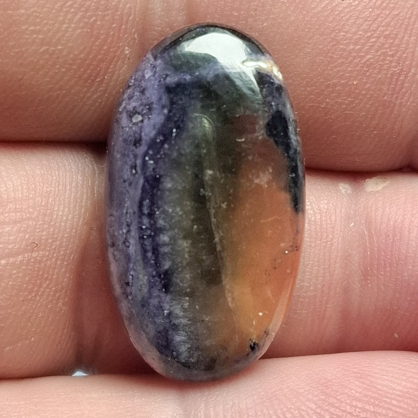 Cabochon Fluorite Opalisée