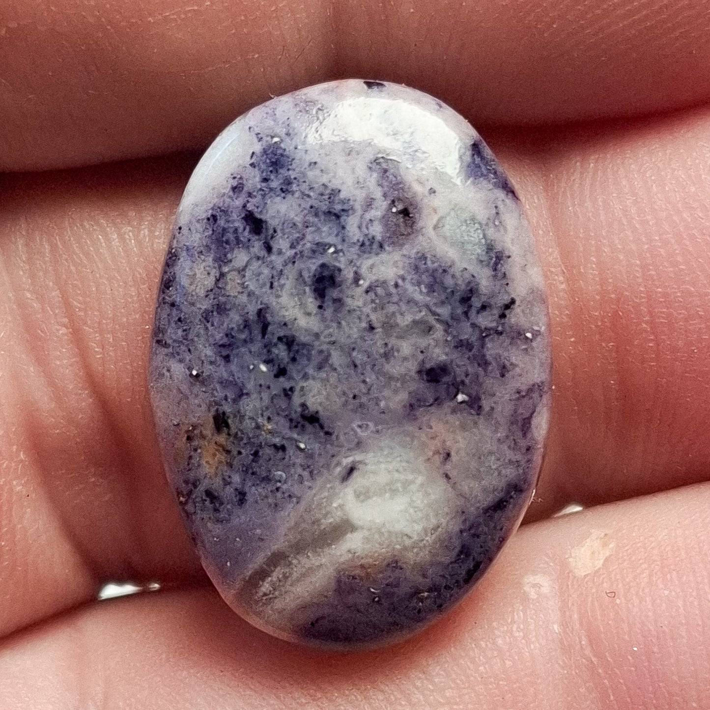 Cabochon Fluorite Opalisée