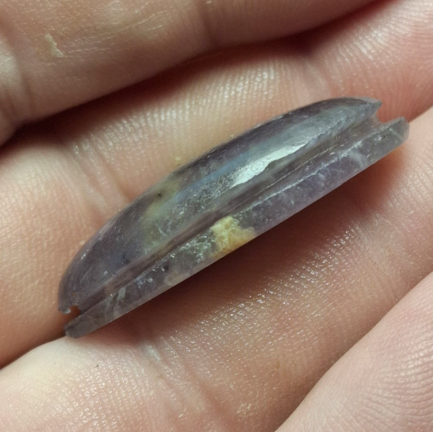 Cabochon Lepidolite Rainurée