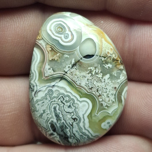 Cabochon Agate Crazy Lace