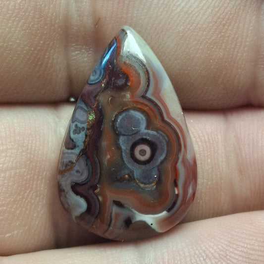 Cabochon Agate Crazy Lace