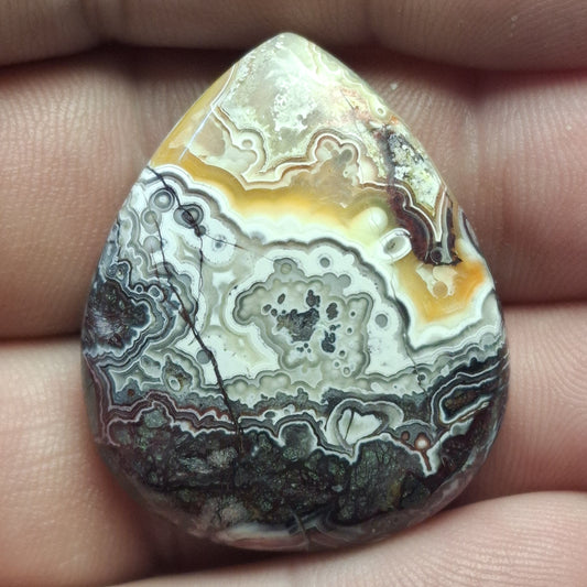 Cabochon Agate Crazy Lace