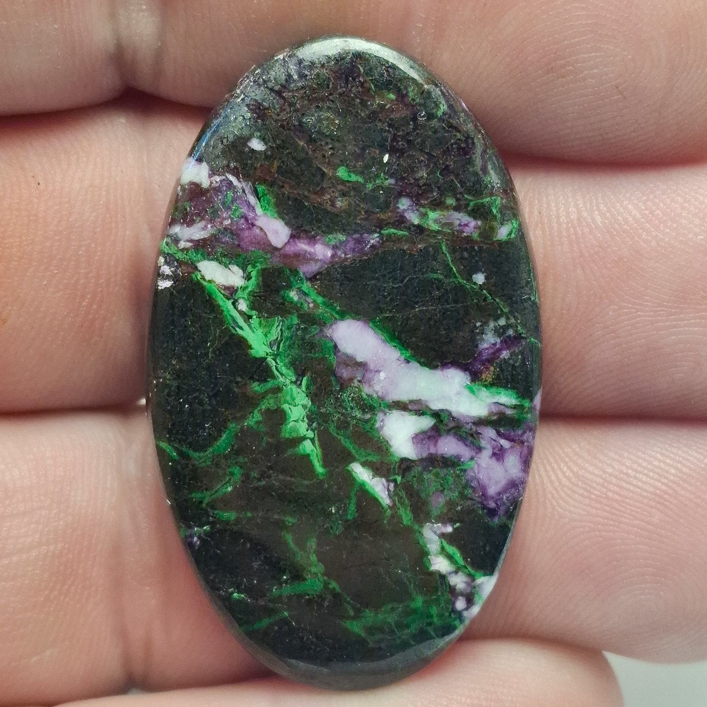 Cabochon Kammererite Serpentine