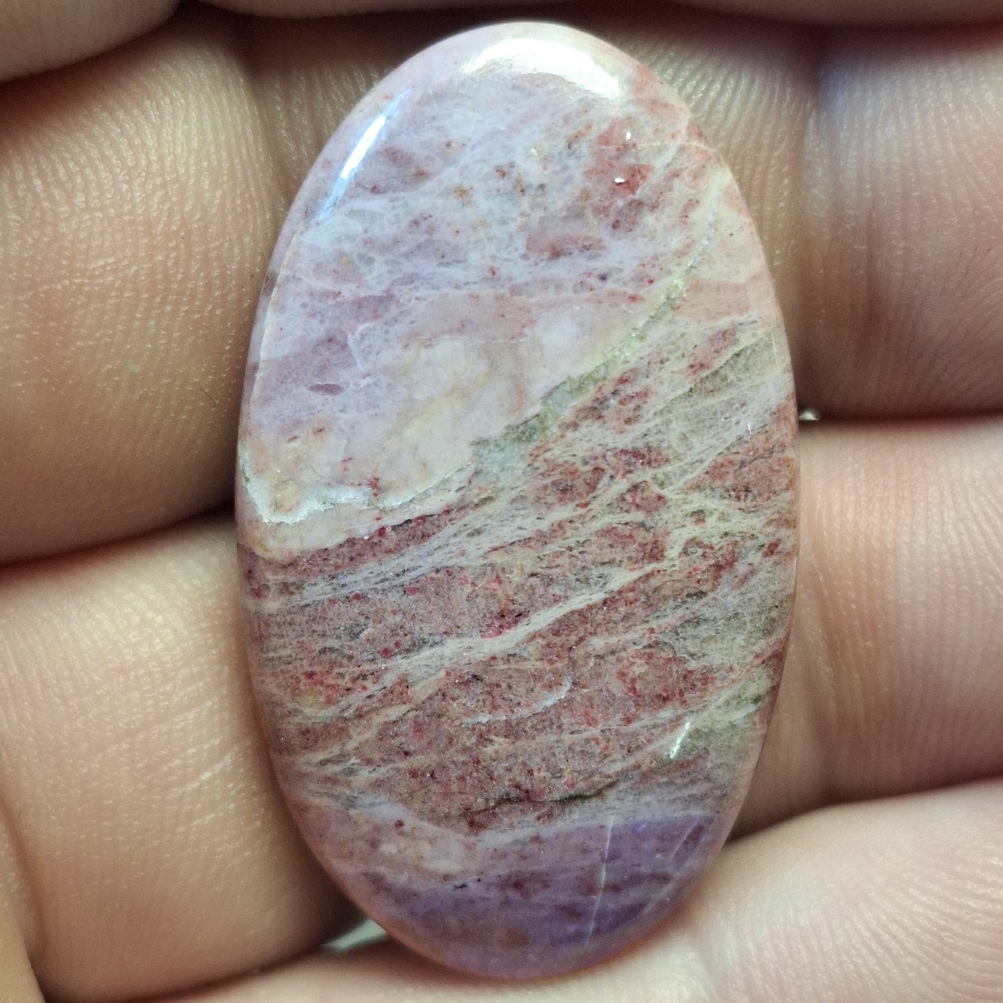 Cabochon Jadeite Lavande