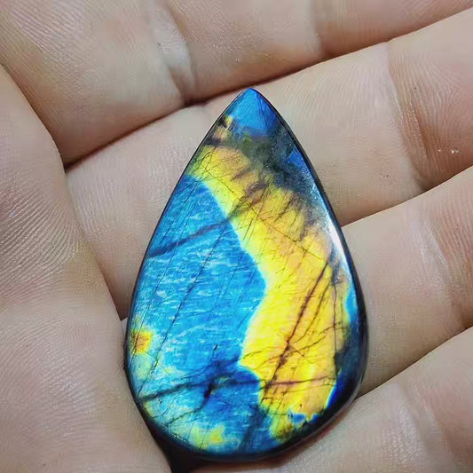 Cabochon spectrolite de yläama finlande