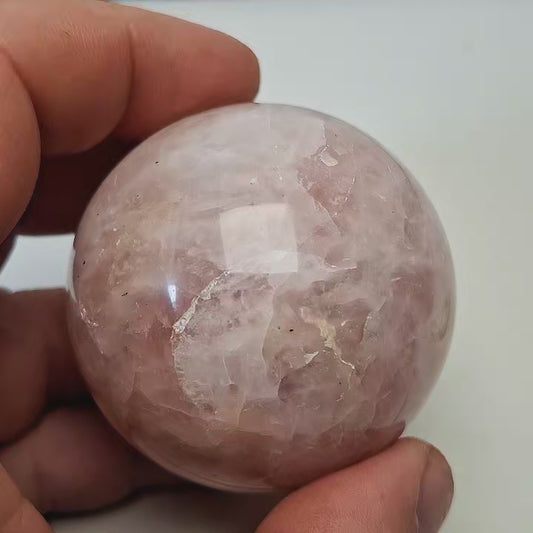 Sphère quartz rose